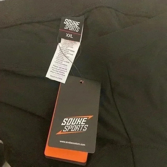 Souke Sports Black Men’s Padded Cycling Shorts NWT Size XXL - Picture 6 of 10
